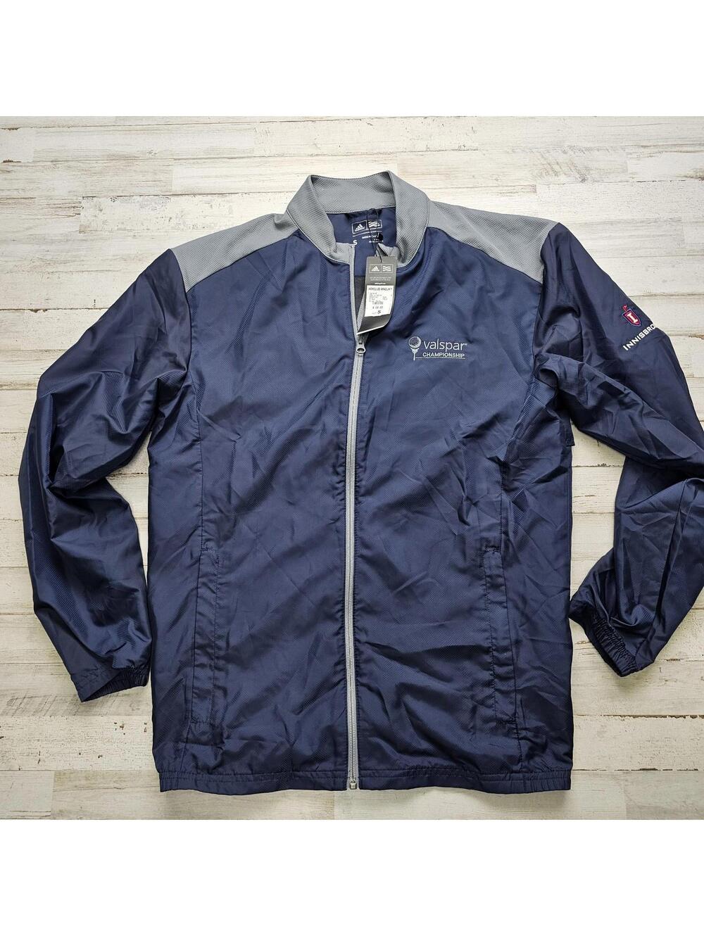 NEW Adidas Innisbrook Golf Valspar Championship Full Zip Windbreaker Jacket SM